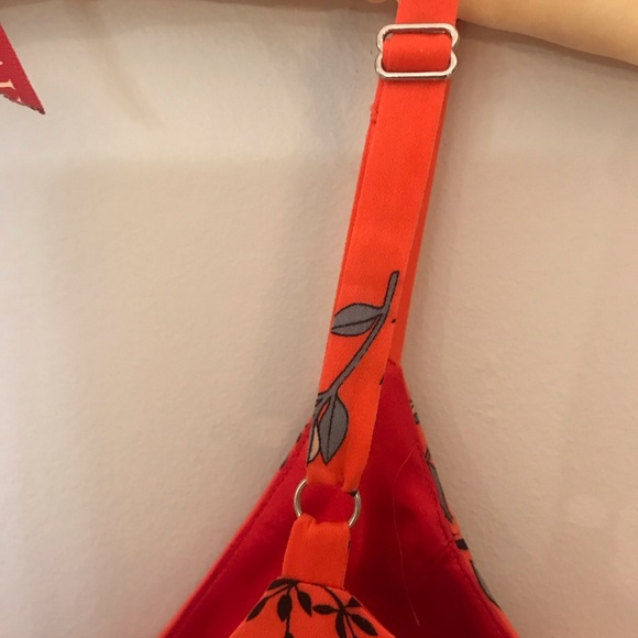 Anthropologie Honey Bunch Floral Orange Camisole Top - Picture 6 of 10